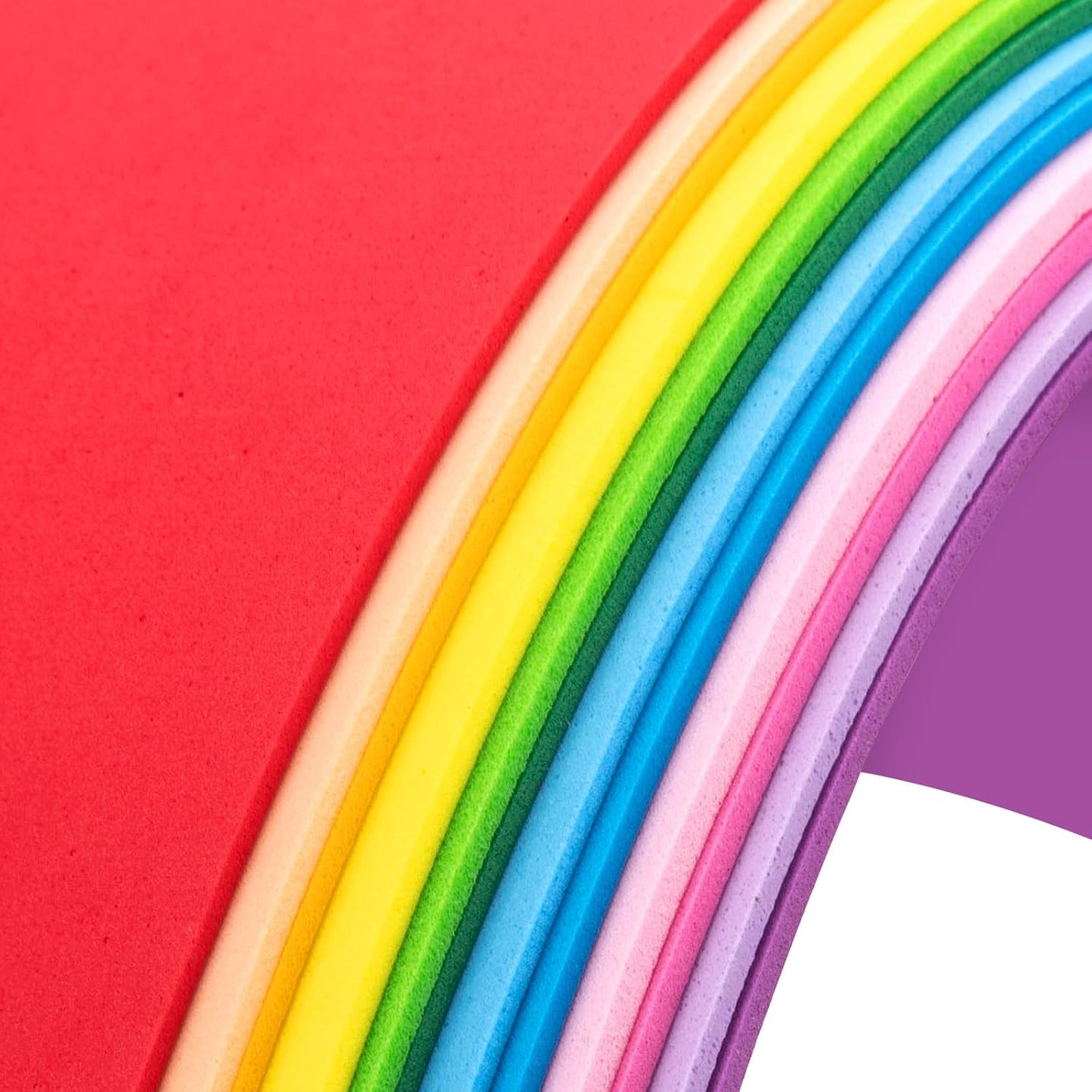 12 Pack Foam Sheets Craft 8 x 12 inch, 12 Colors Eva Foam Paper for Art Crafts Projects, Classrooms Scrapbook DIY Projects, Back to School Supplies (EVA 01)