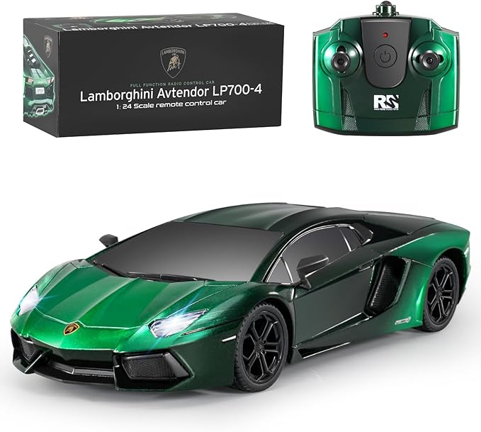 MIEBELY Lamboghini RC Car - 1:24 Scale Lambo Toy 3.7V 500mAh, LP700 Fast Remote Control Car for Boys 8-12, Rc Race Model Birthday Gifts for Kids Adults Boys Girls Age 6-12 Year Old