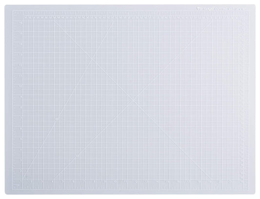 Dahle Vantage 10682 See-Through Premium Self-Healing Cutting Mat, 18"x24", 1/2" Grid, 5 Layers for Max Healing, Perfect for Crafts & Sewing, Clear