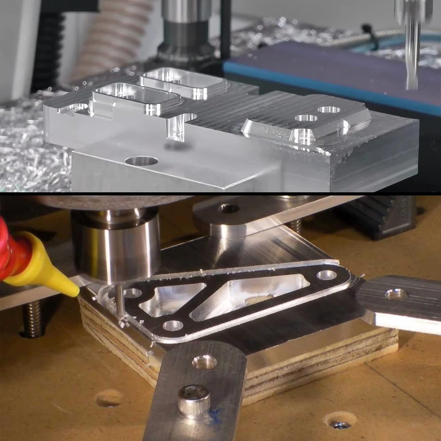 6061 T651 Aluminum Sheet Metal 6 x 12 x 5/16 (0.315”) Inch Flat Plain Aluminum Plate Covered with Protective Film, Heat Treatable Rectangle 8MM Thick Aluminum Metal Plate for Industrial, Crafting