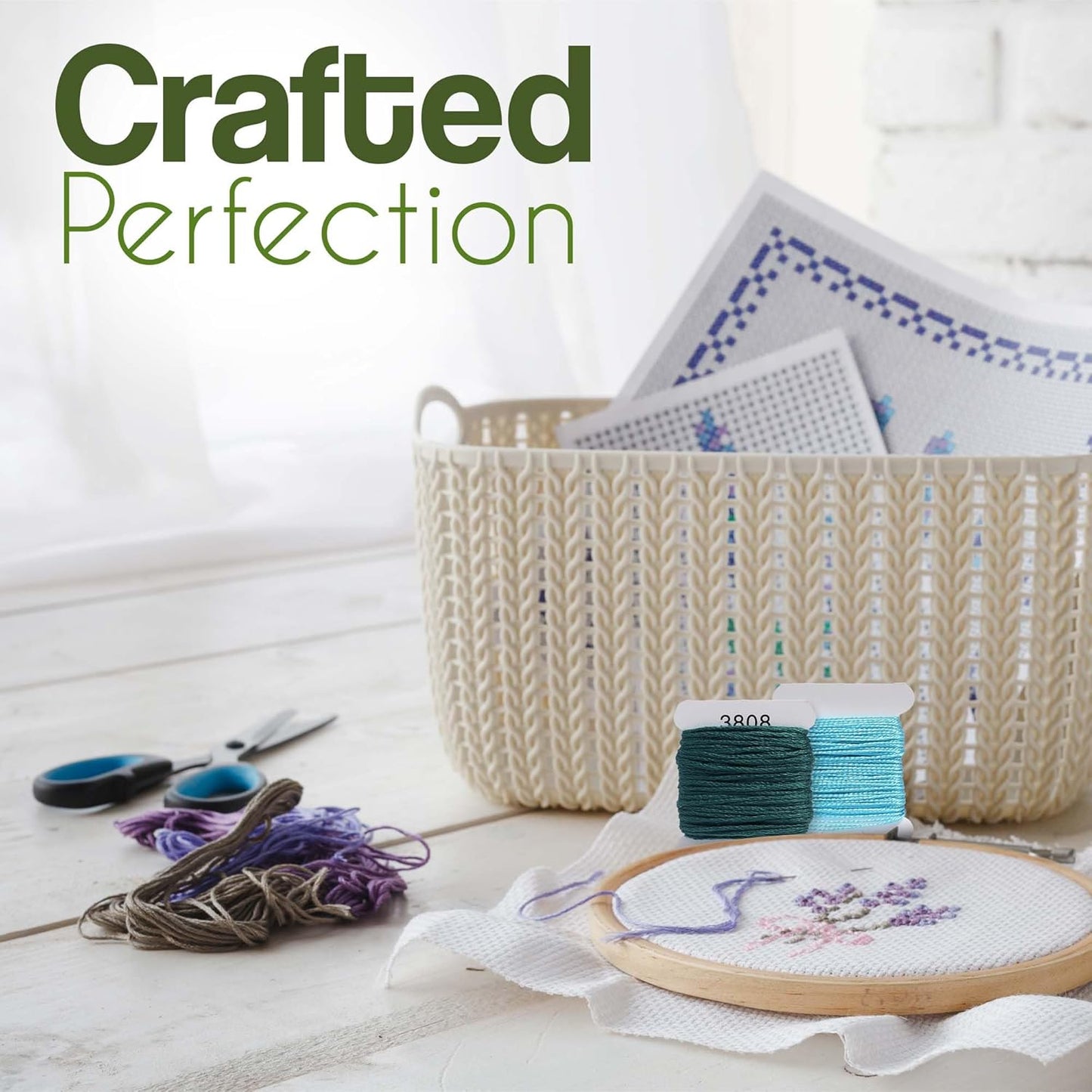 Embroidery Floss Kit 108 Colors 99 Cotton 9 Metallic Threads On Plastic Bobbins, Dmc Color Coding for Cross Stitch, Friendship Bracelets, String Crafts