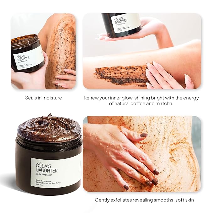 COBA'S DAUGHTER Rattan Gift Basket - 11-Piece Spa Inspired Bath, Body & Hair Kit for Women, Includes Coffee Scrub, Aloe Soothing Gel, Hair Serum, and Travel Minis (11 Pieces)