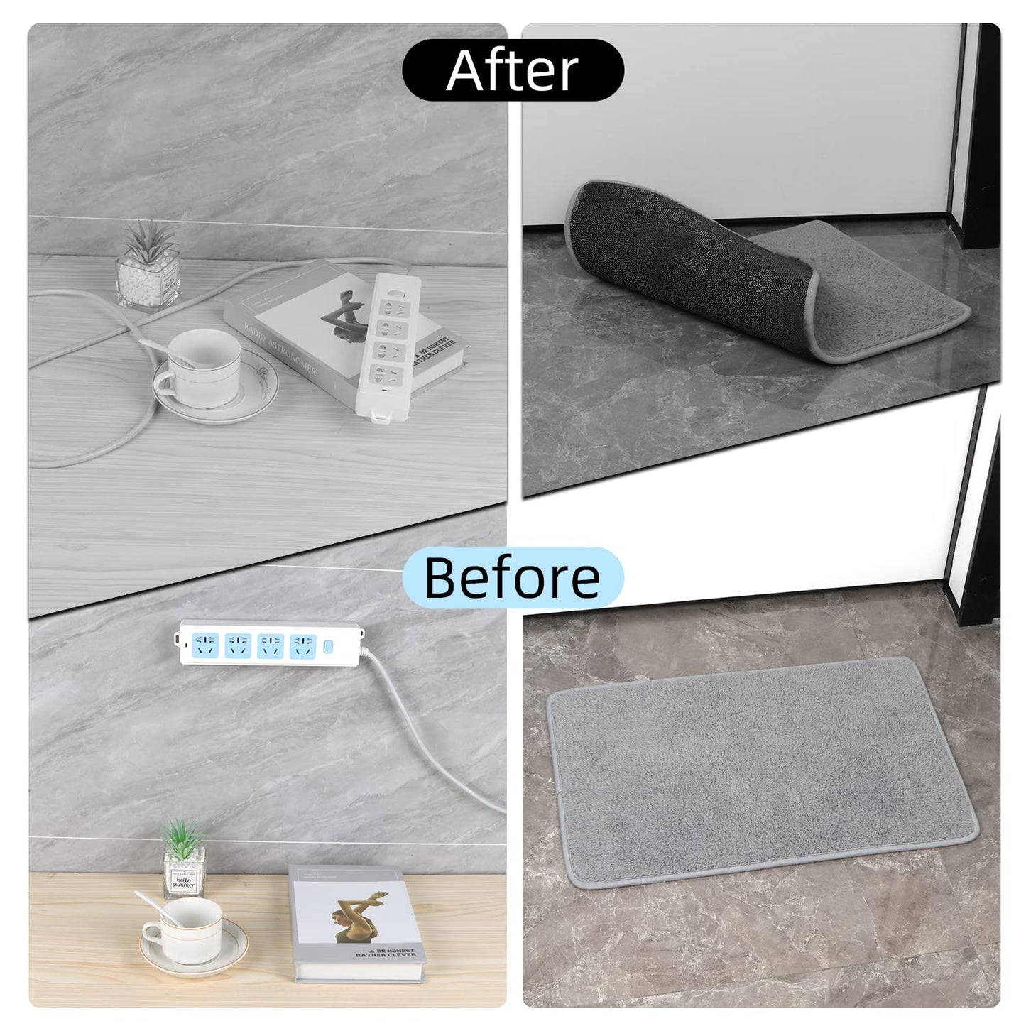 2 Pack Double Sided Tape Heavy Duty Strong Wall Adhesive with Fiberglass Mesh, Super Sticky Insistent Clear Tape, Easy Use Mounting Tape 1.4inX33FT