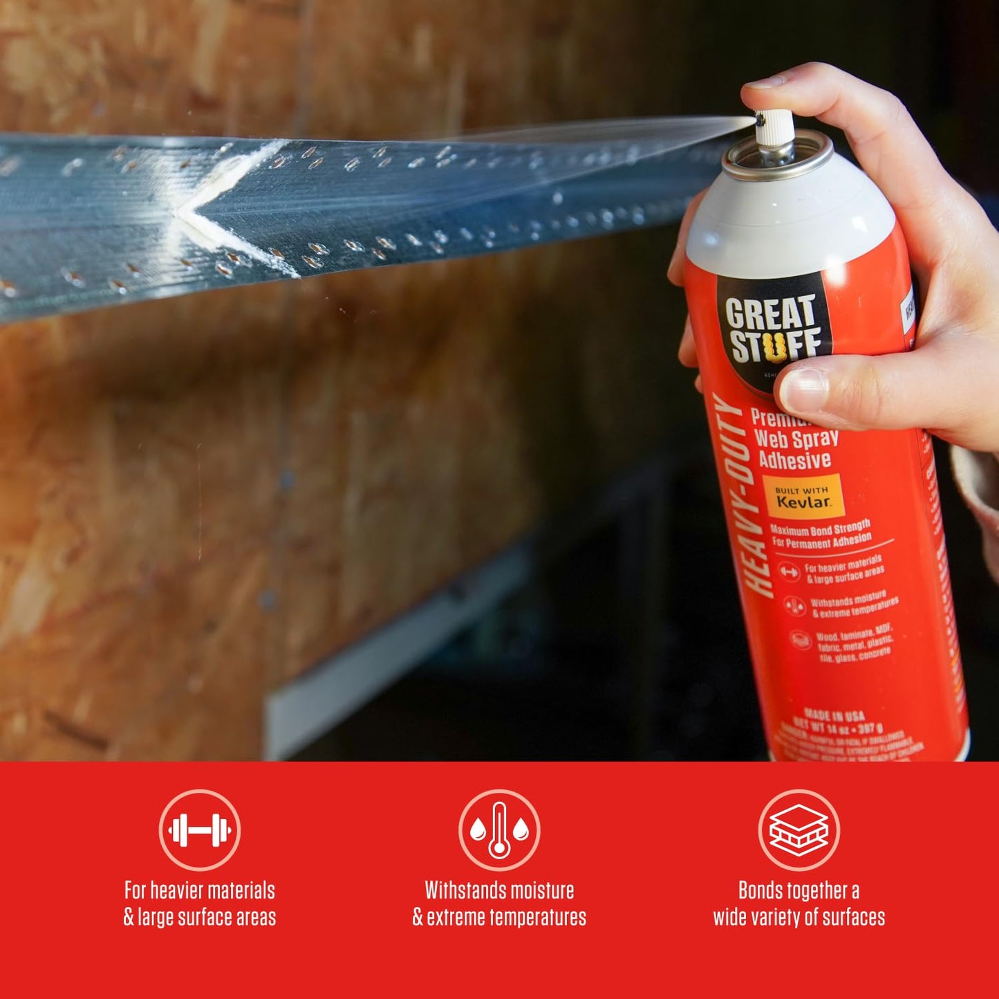 Great Stuff™ Heavy-Duty Web Adhesive - 14 oz - Aerosol