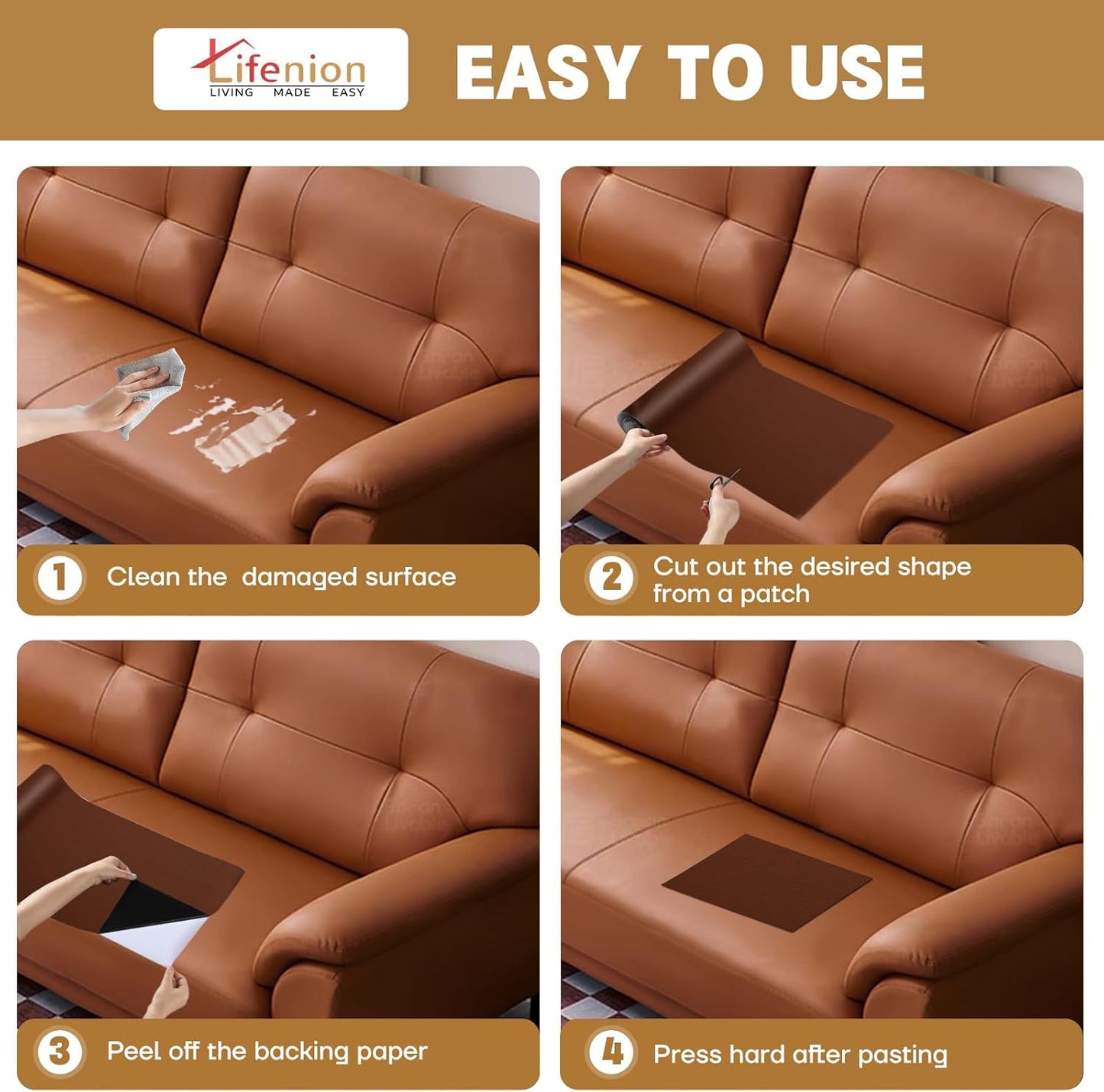 Canvas Repair Patch, 35X79 Inch Strong Sticky Fabric Repair Tape, Self-Adhesive Fabric Patch for Sofas, Tote Bags, Clothing, Car Seats, Furniture (Dark Grey, 35X79 Inch)