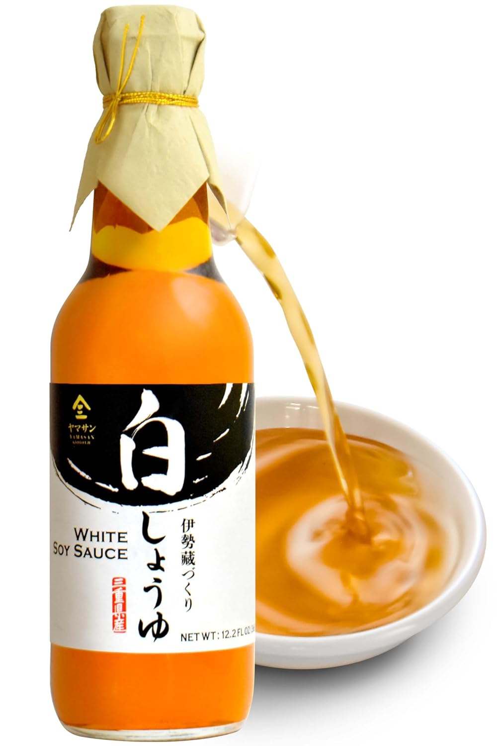 YAMASAN KYOTO UJI Soy Sauce White Naturally & Traditionally Brewed, Artisanal Handworks, From Japanese Small Brewery of 100 Years History 360ml