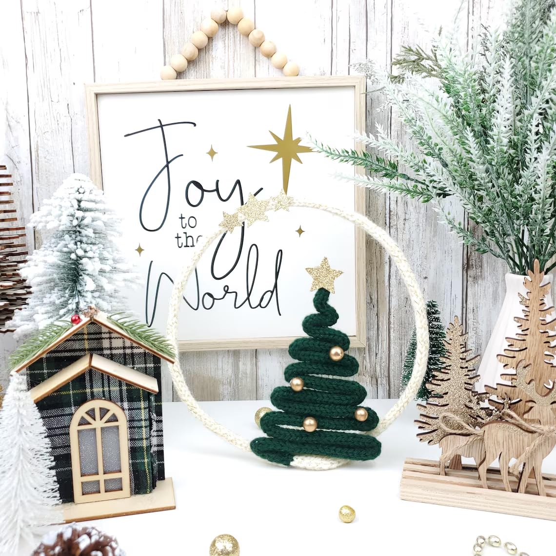 BoFUN Wire Craft Kit for Adults, Teens Christmas DIY Wire Art Crafts Set for Home Gatherings, Birthday Party Group, Holiday Parties, Women Birthday, Mother's Day Gifts, Handmade Home Decor (Christmas)