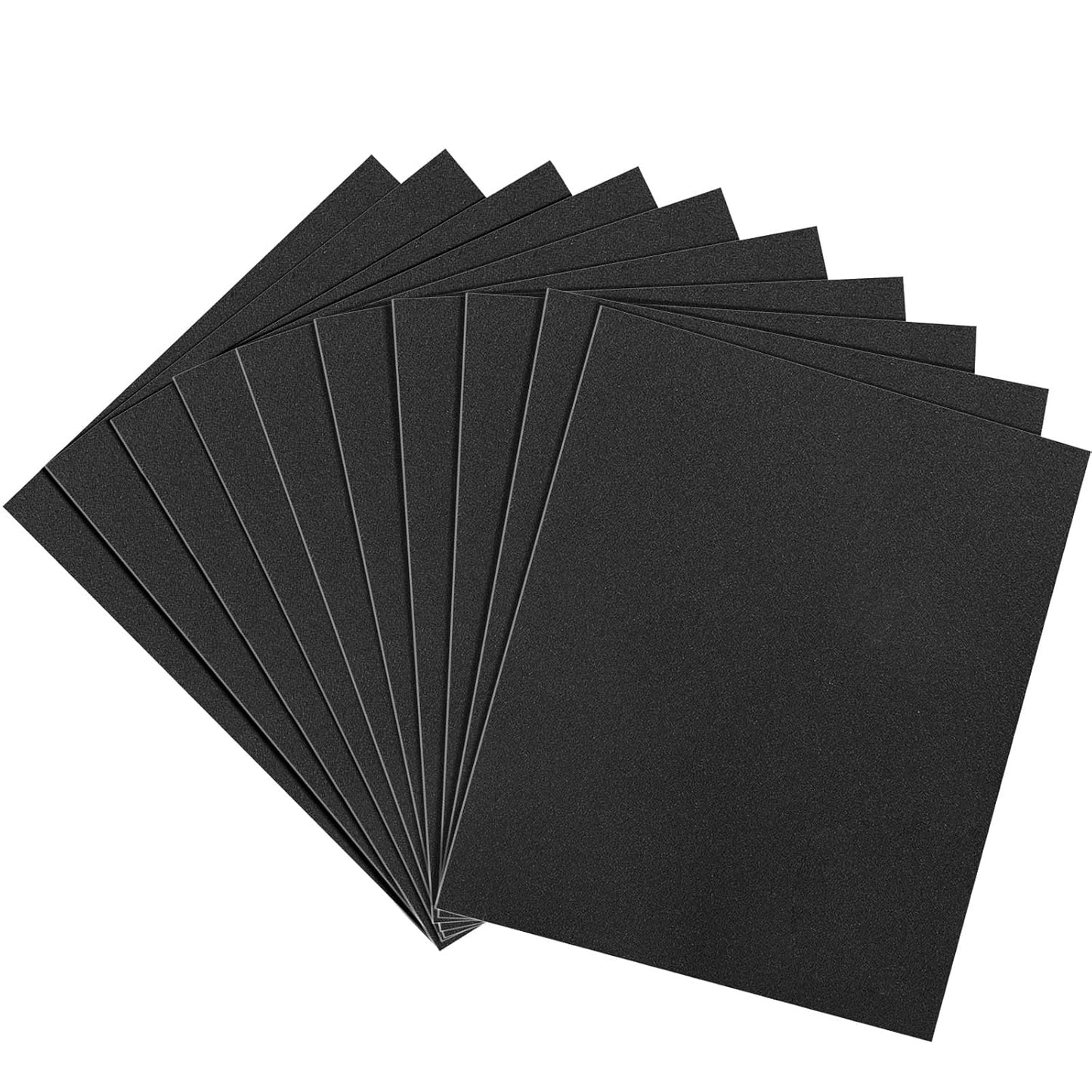 320 Grit Sandpaper, 9 x 11 Inch Wet Dry Sand Paper Hand Abrasive Sanding Sheets for Wood Metal Automotive Sanding and Polishing - 10 Sheets