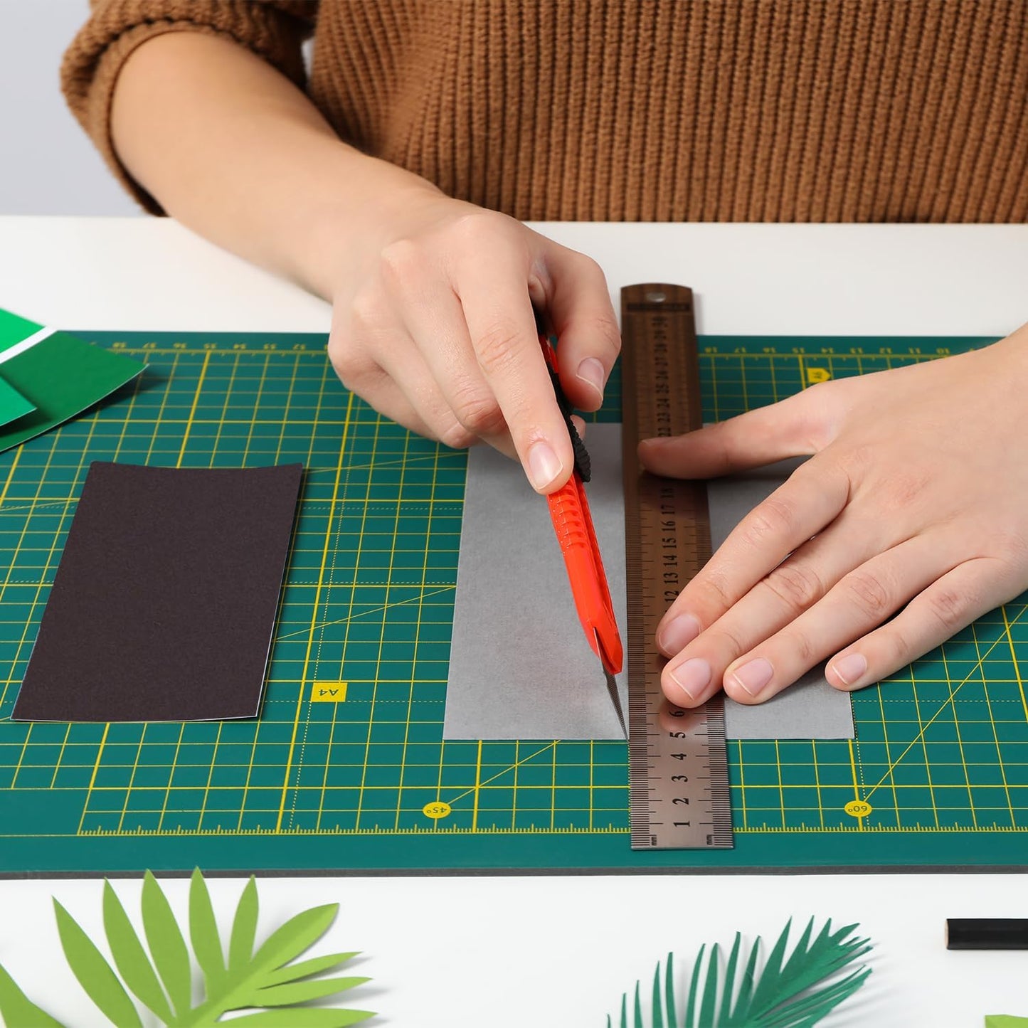 PA Paper Accents Stash Builder Cardstock 8.5" x 11" Chocolate Brown, 65lb colored cardstock paper for card making, scrapbooking, printing, quilling and crafts, 25 piece pack