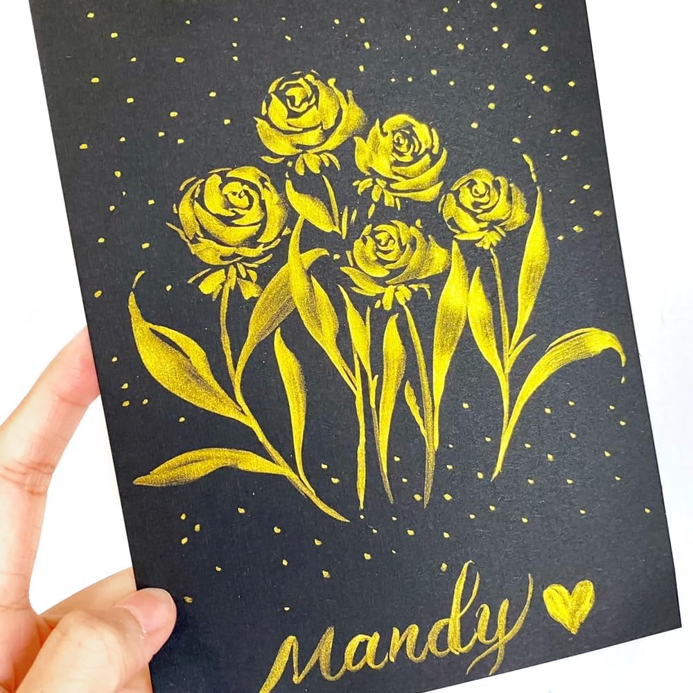 Mifuner Soft Oil Pastels Set (5 Sticks), Single Colors Heavy Oil Pastels Vibrant and Creamy,Pastel Art Supplies for Artists,Gallery Oil Painting Stick,Beginners,Adult Art Drawing Gold