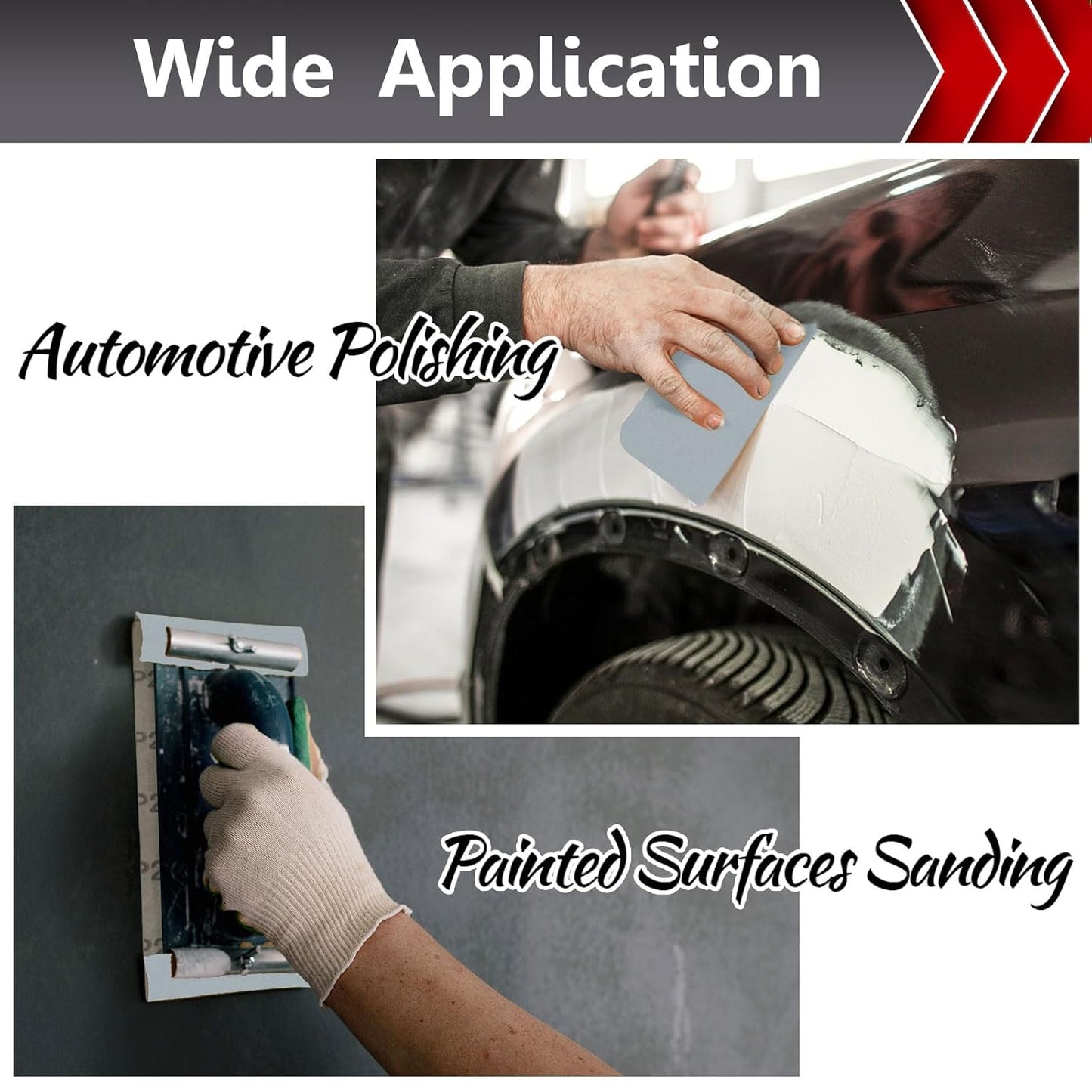 2500 Grit Sand Paper, 12Pcs Wet or Dry Sandpaper Assortment Sandpaper for Wood Metal Furniture Hand Sander Sand Paper Set Sandpaper Sheets Cut for Use 9" x 11"/12 Sheets