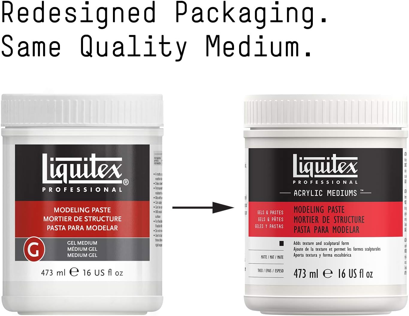 Liquitex Professional Modeling Paste, 473ml (16-oz)