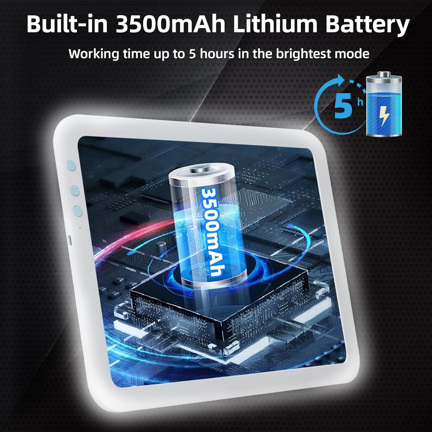 Rechargeable A3 Diamond Art Light Board,Super Bright Tracing Light Box,6 Levels Brightness with 3 Colors Mode and Stand, Wireless Tracing Pad for Diamond Painting,Weeding Vinyl,Sketching & Drawing