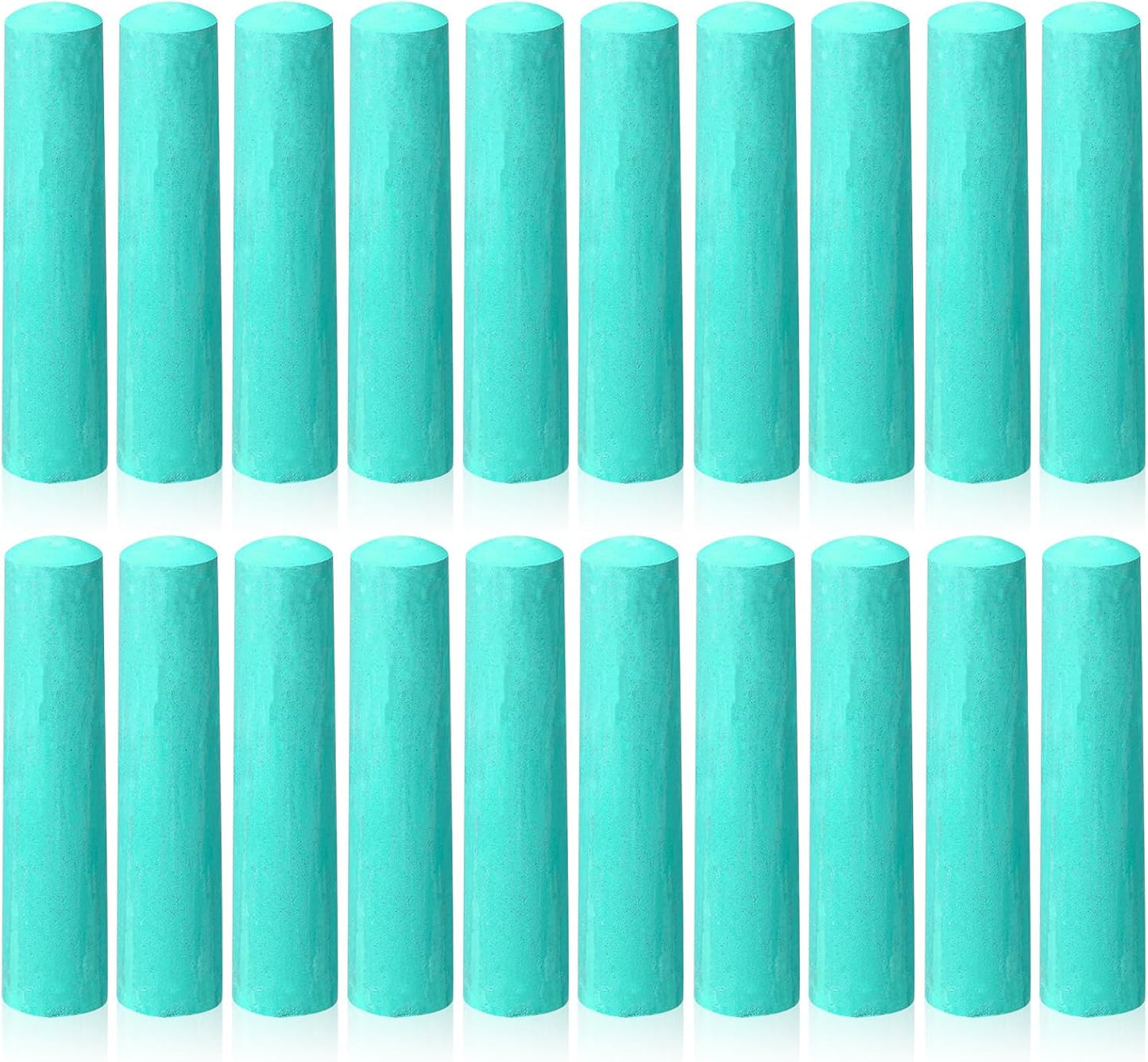 20 Pcs Sidewalk Chalks for Kids Non Toxic Jumbo Chalk for Party Gift Outdoor Art Classroom Play Painting (Green)
