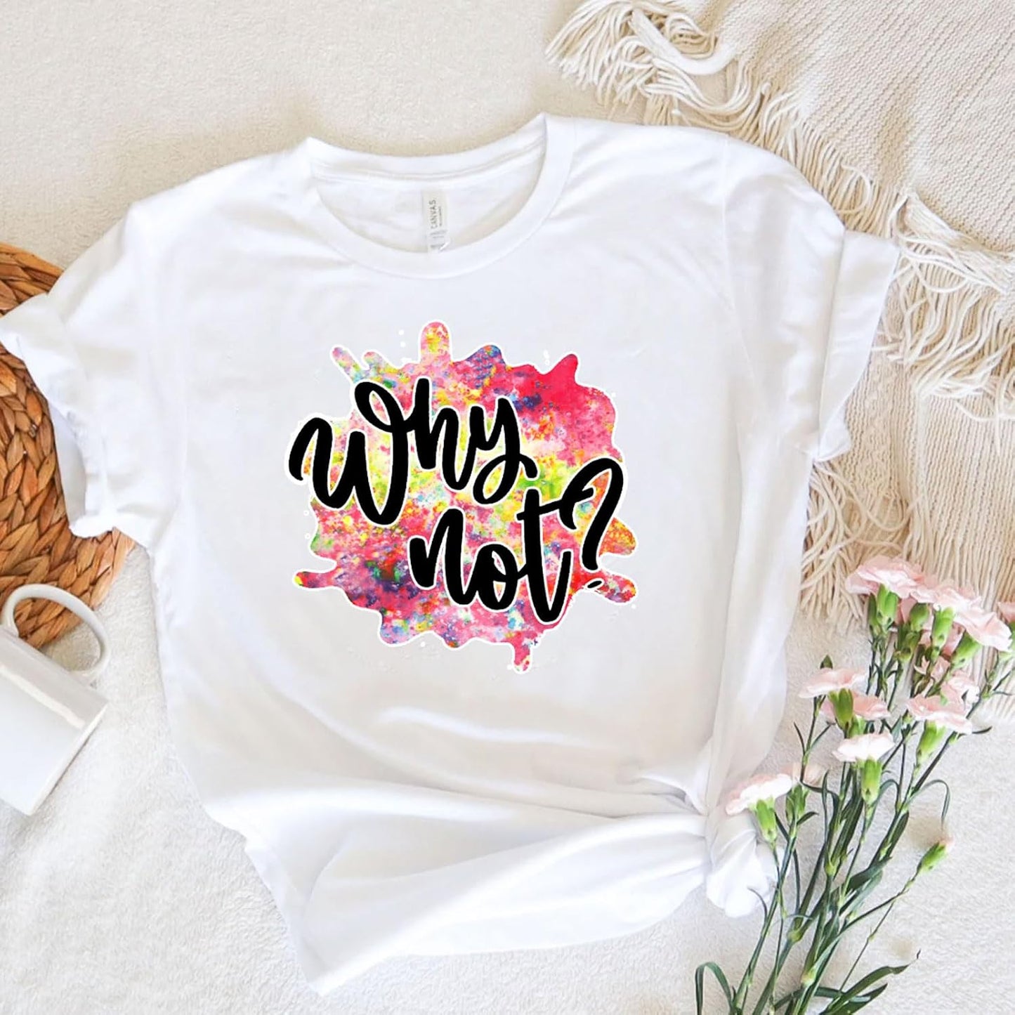 Tintnut Splash Heat Transfer Vinyl - 6 Sheets 10x12 Inch HTV Ink Watercolor Iron On Vinyl for T-Shirts Hats Clothes,for Cricut & Silhouette Cameo