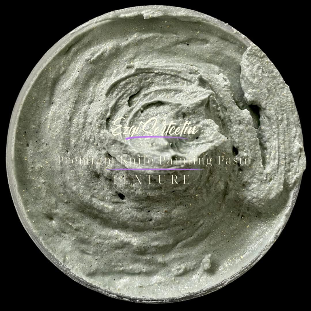 Premium Palette Knife Painting Paste|Texture Paste|Authentic Bright Colors|Ready to Use|Easy to Apply| 6oz (Azurra Vista)