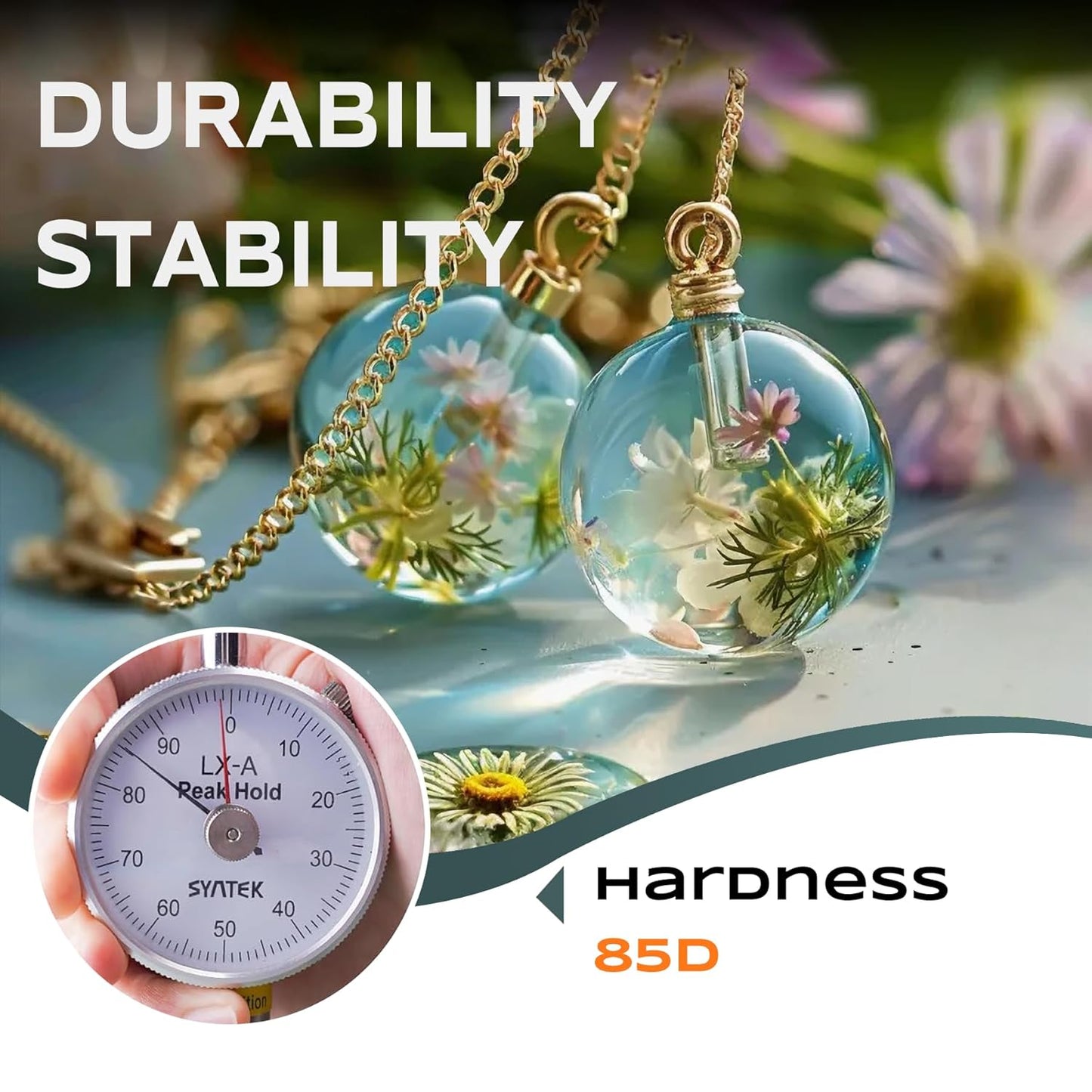 UV Resin 500g, Upgrade UV Resin Kit, Low Odor Crystal Clear Epoxy, Fast Cure Resin for Jewelry Making, Molds, DIY Craft Decoration, Bonding, Casting and Coating