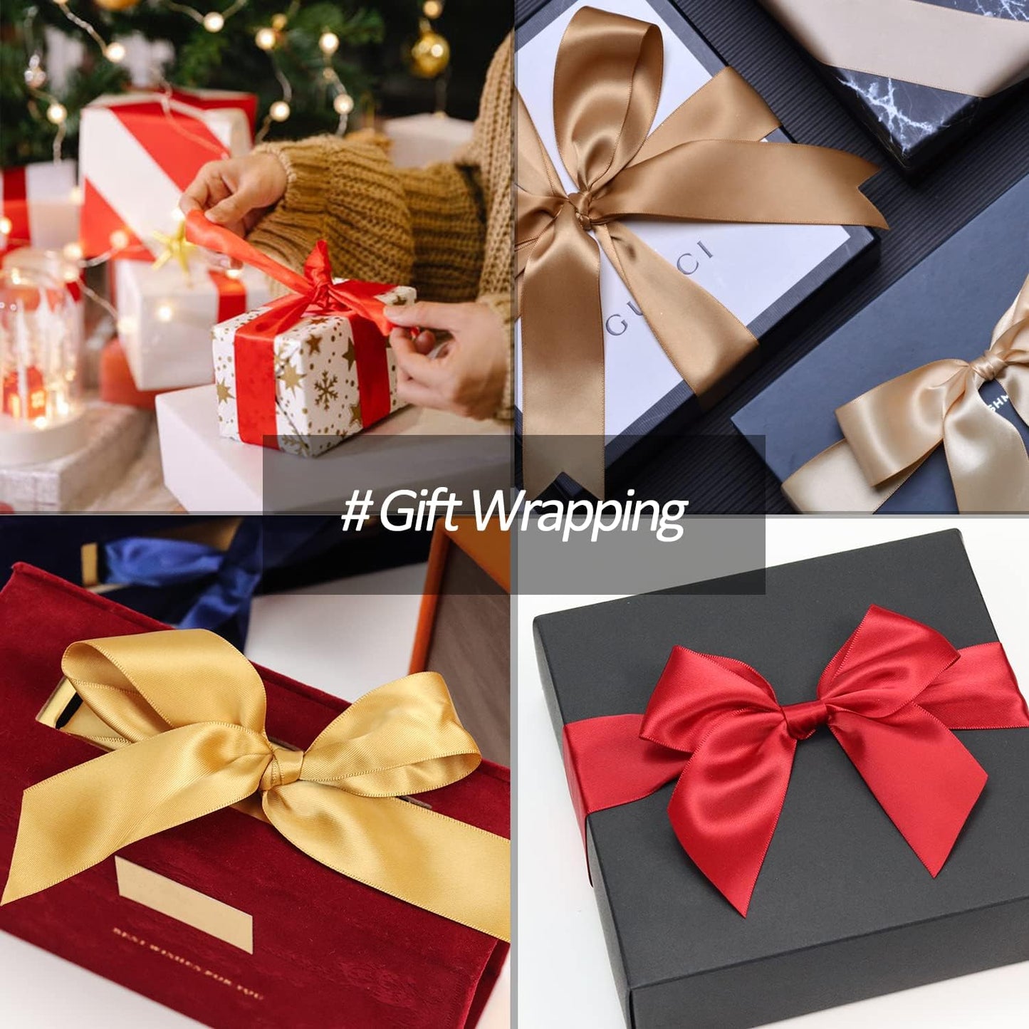 5/8" Wide x 100 Yards Single Face Polyester Satin Ribbon, Satin Ribbon for Crafts, Gift, Hair Bows, Wedding Party Decoration, Bow Making & Other Projects (Pink)