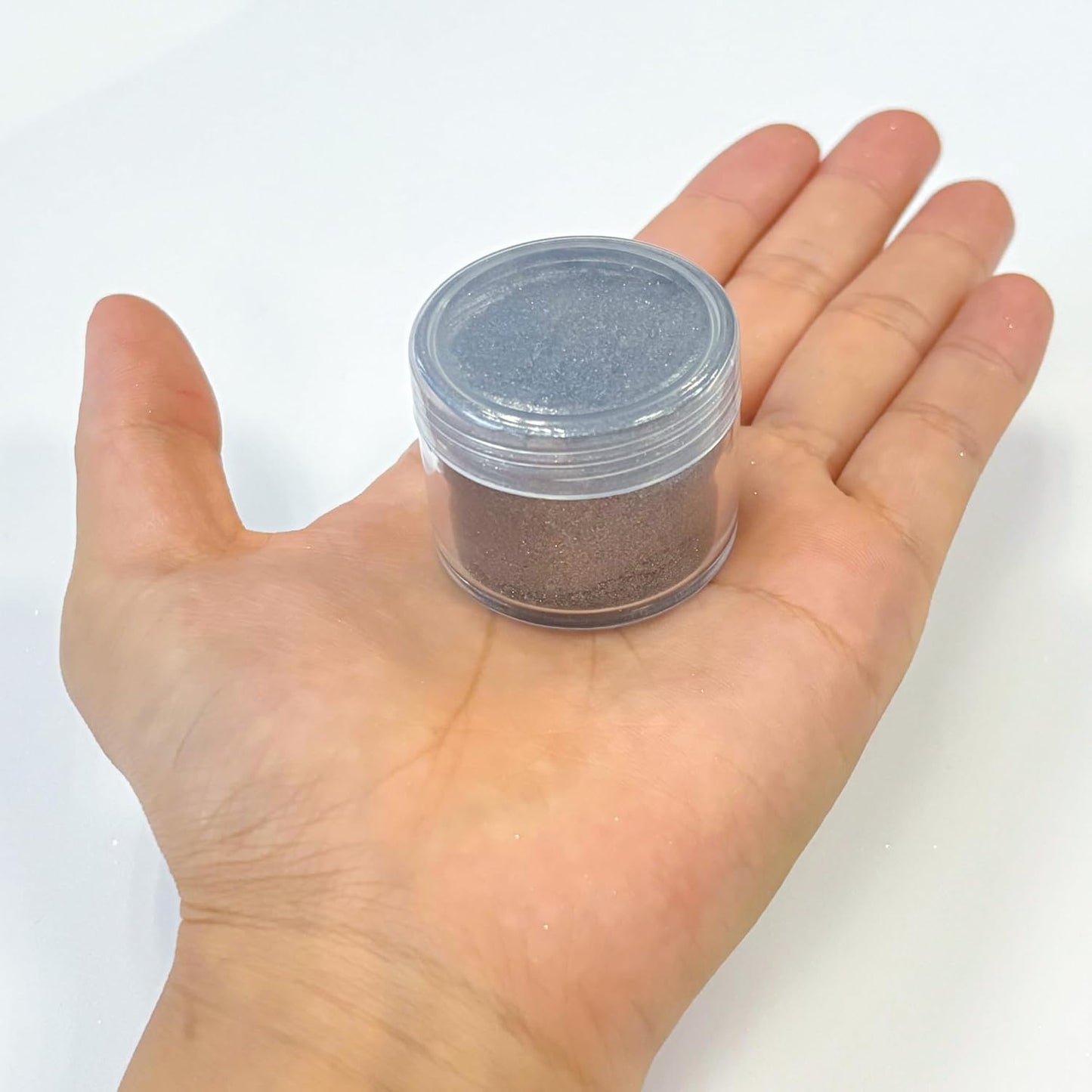 Premium Diamond Mica Powder Pigment- for Epoxy, Resin, Soap, Paint, Woodworking, Acrylic Pouring, Bath Bombs, Fishing Lures - DIY Arts and Crafts Additive (Smoky Silver Gray)