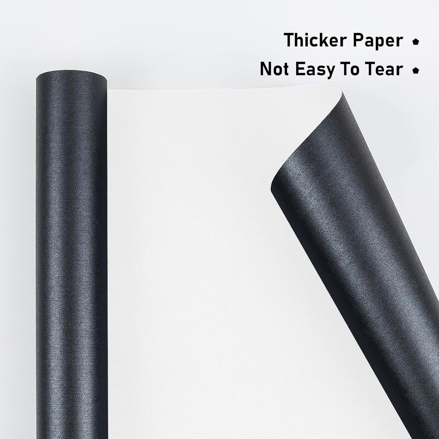 NESCCI Matte Wrapping Paper,Solid Color Pearly-Lustre Paper-3 Roll,17 Inches X 32.8 Feet Per roll.Gift Wrapping Paper,Perfect for Wedding,Valentine's Day,Birthday, Christmas,Baby Shower.