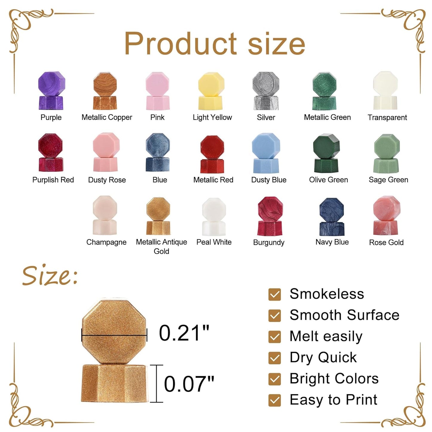 Yoption 360Pcs Peal White Sealing Wax Beads with 2 Spoons and 4 Tea Candles for Wax Seal Stamps, Cards, Wedding Invitations, Wine Packaging, Gift Wrap, Envelopes