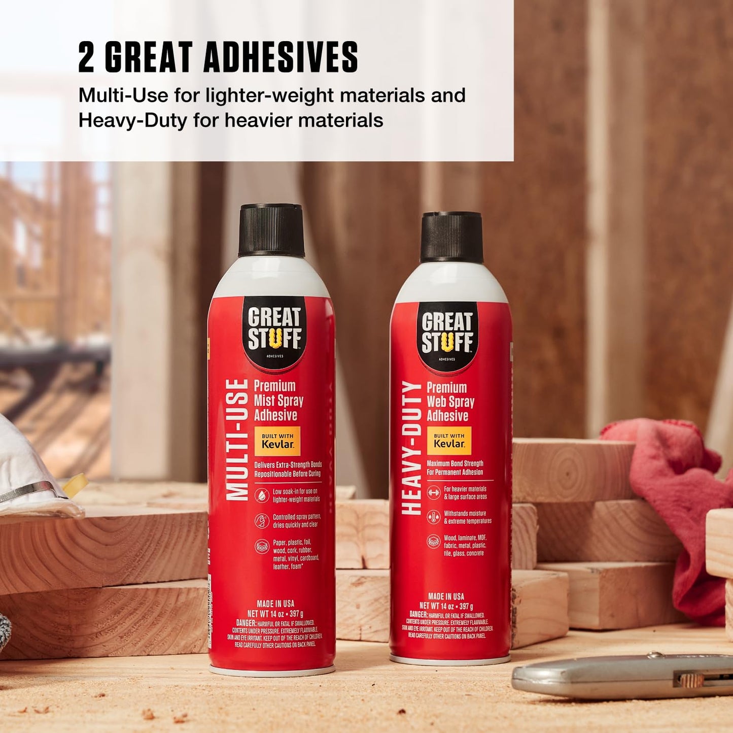 Great Stuff™ Multi-Use Mist Adhesive - 14 oz - Aerosol