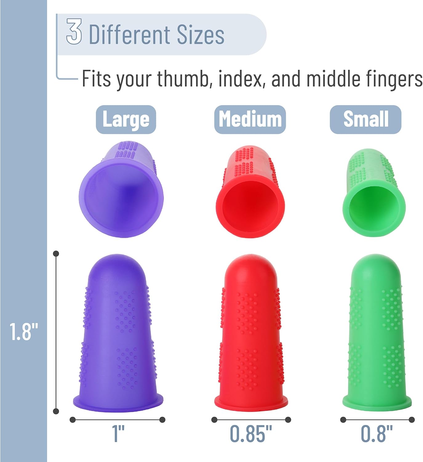 Mr. Pen- Hot Glue Gun Finger Protectors, 24 pcs, Silicone Thimble Finger Guard for Hot Glue