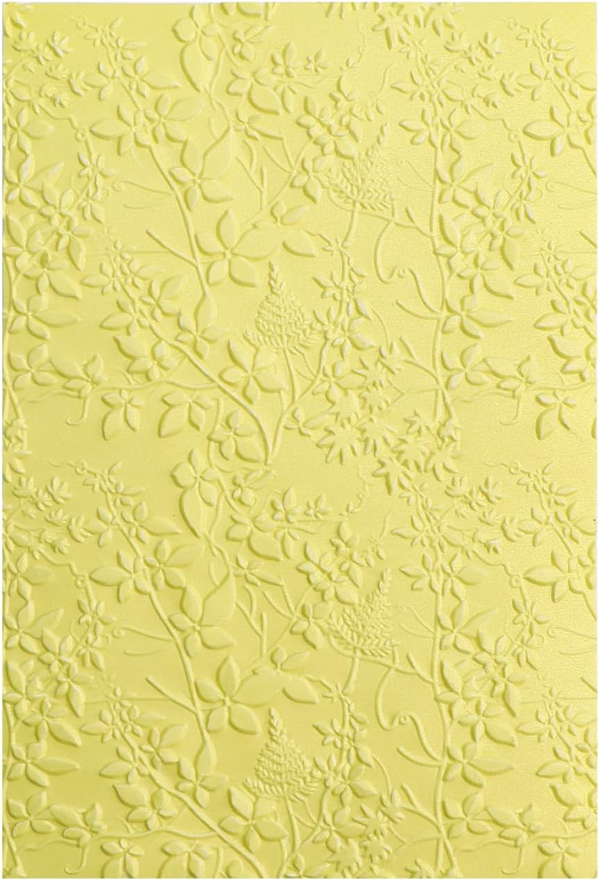 BAOFALI 3D Embossing Folder for Card Making,Red Leaves Plastic Texture Fades Embossing Folder Template for Scrapbooking and Other Paper Craft Album Stamps DIY Decoration 6.3" L x 4.5" W