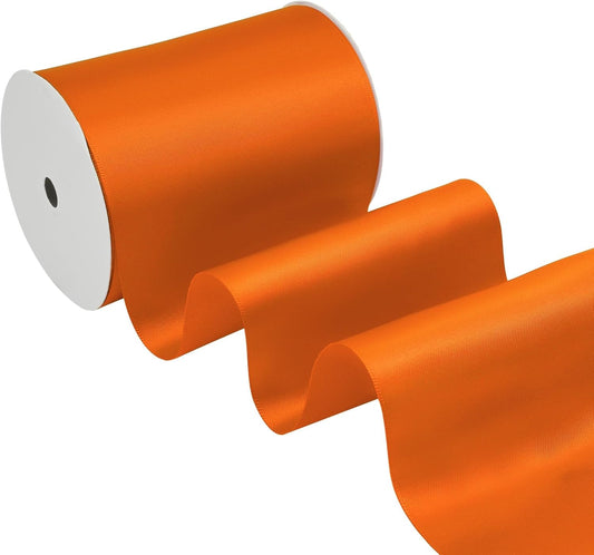 Torrid Satin Ribbon 4 Inch X 15 Yards Solid Color Double Faced Ribbons Perfect for Crafts Wedding Decor Bow Making Arts Sewing and More