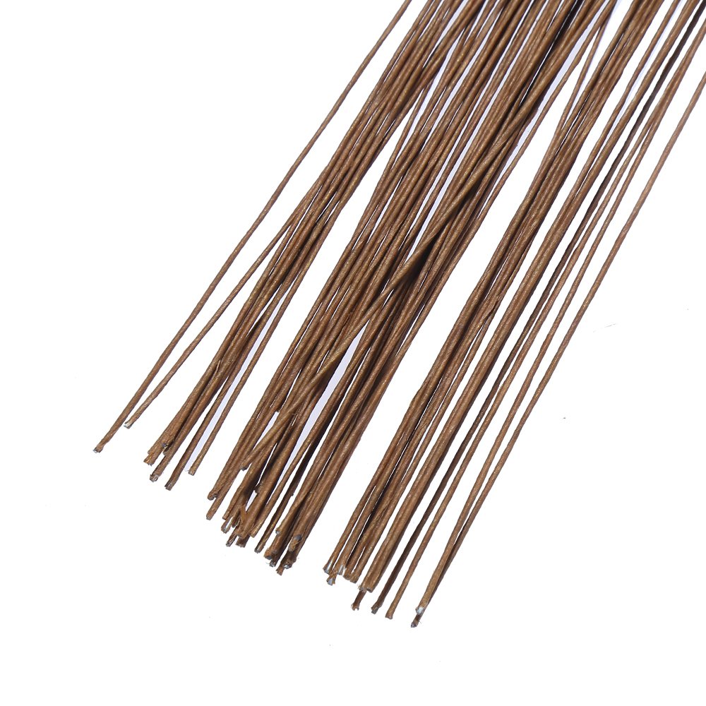 Decora 24 Gauge Brown Floral Wire 16 inch,50/Package