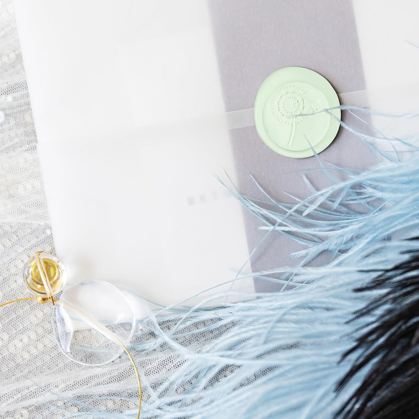 Glue Gun Sealing Wax Sticks for Wax Seal Stamp -Sage Green, Great for Wedding Invitations, Cards Envelopes, Snail Mails, Wine Packages, Christmas Gift Ideas, Pack of 10