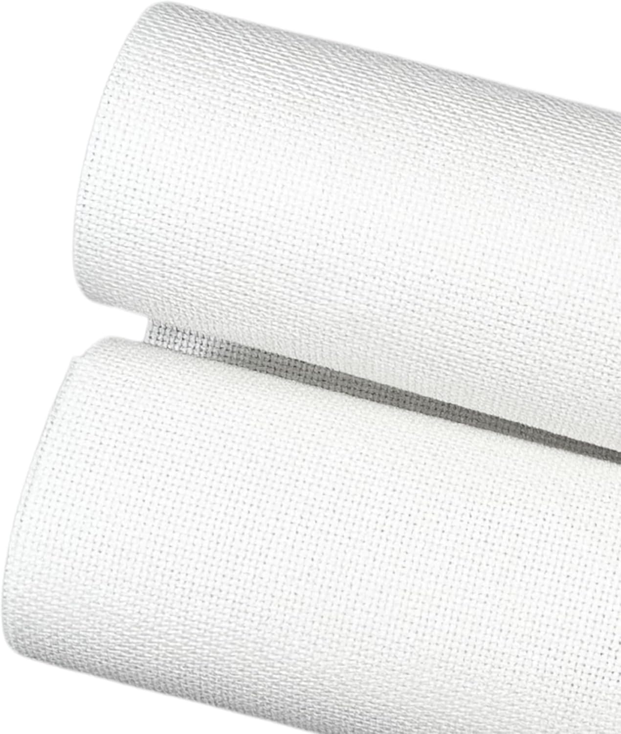 2 Sheets of White 14 Count Aida Cloth – 21 x 21 Inch Pre-Cut Fabric Squares – Cross Stitch Fabric – 100% Cotton – Ideal for Needlework & Embroidery – The Knotty Unicorn