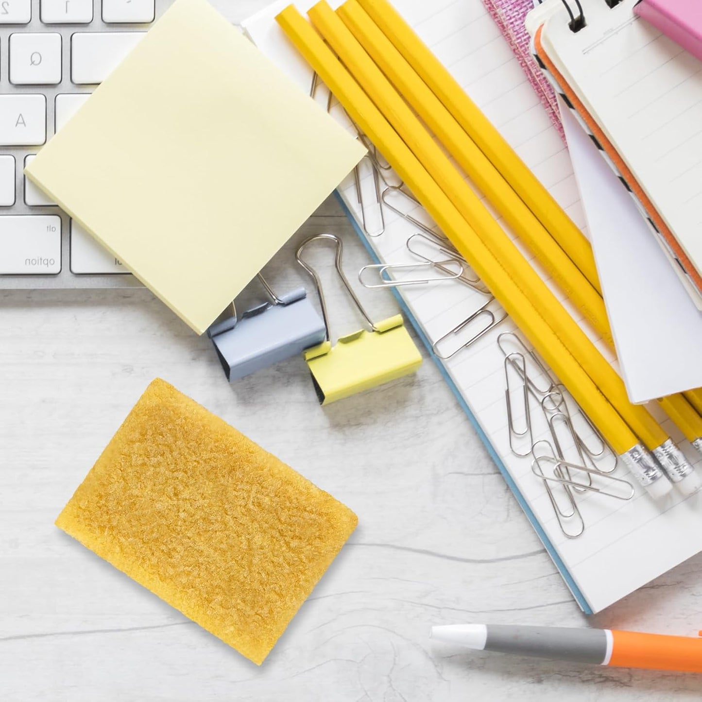 3 PCS 2.8 * 2.0 * 0.31 inches Rubber Cement Eraser, Rubber Eraser, for Removing Adhesive and Residues from Plastic Paper, Large