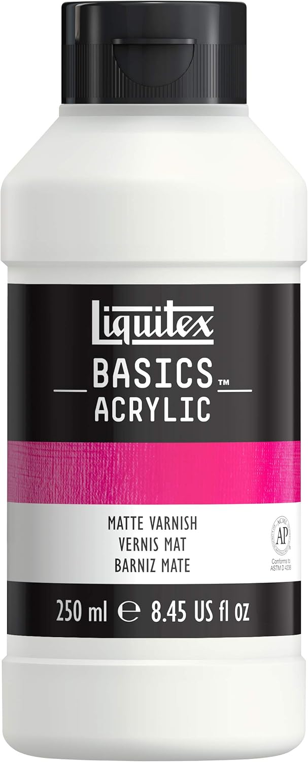 Liquitex BASICS Matte Varnish, 250ml, 8.4-oz