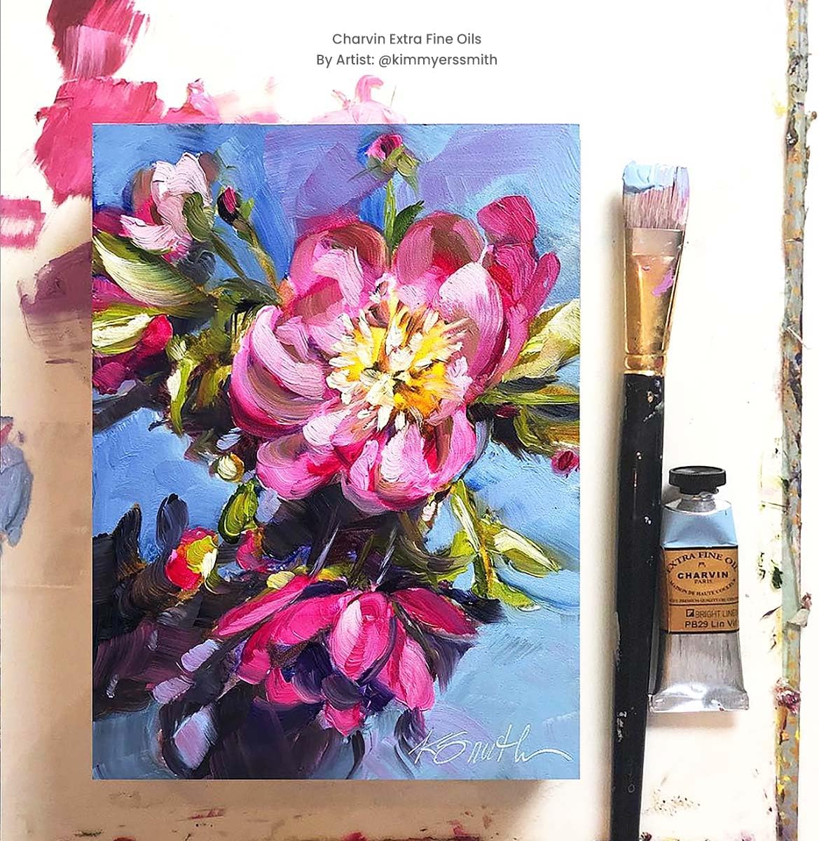 Charvin Extra Fine Oil Paint, Anise 60 ml - Triple-Milled, Rich Texture, Poppy Oil-Based, Light-Fast, Handmade, Archival Quality