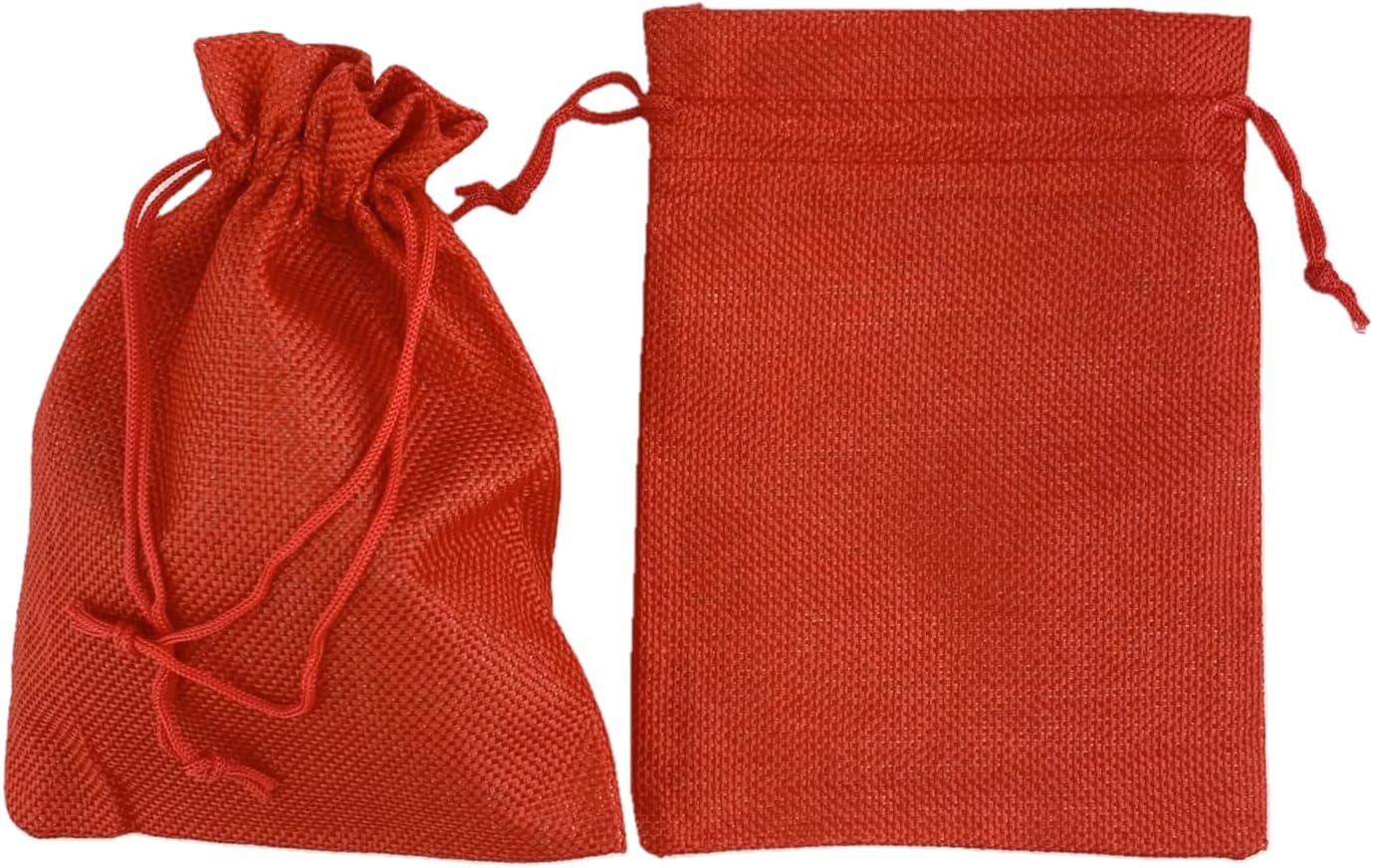 Palmhomee Pack of 20 Burlap Gift Bags with Drawstring Linen Jewelry Pouches Wedding Hessian Jute Bags for Birthday Jewelry and Treat Pouches Party Wedding Favors Gift (5x7 Inch, Mixed Colors)