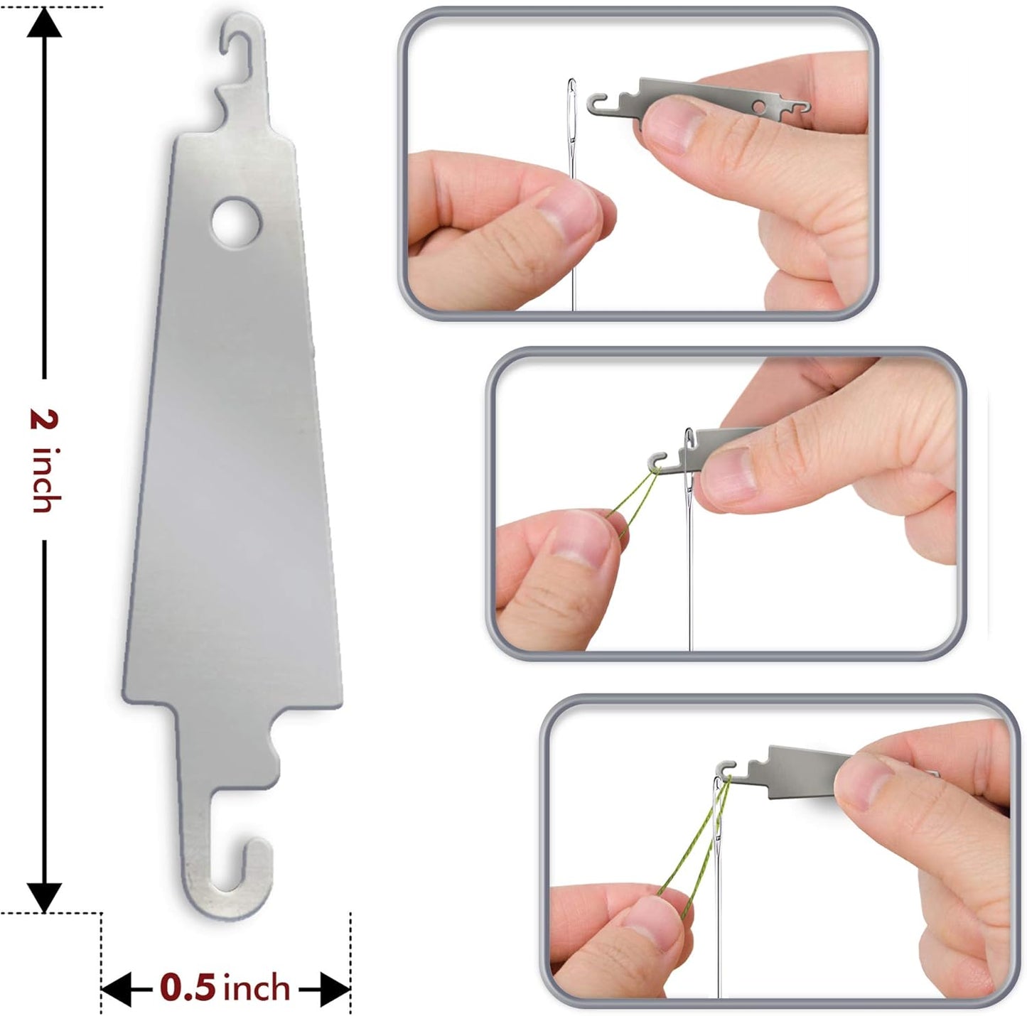 Large Eye Sharp Stitching Needles for Needlework 1.75-2.5 inches - 28 Embroidery Needles for Hand Sewing Variety Sizes in a Handy Storage Tube