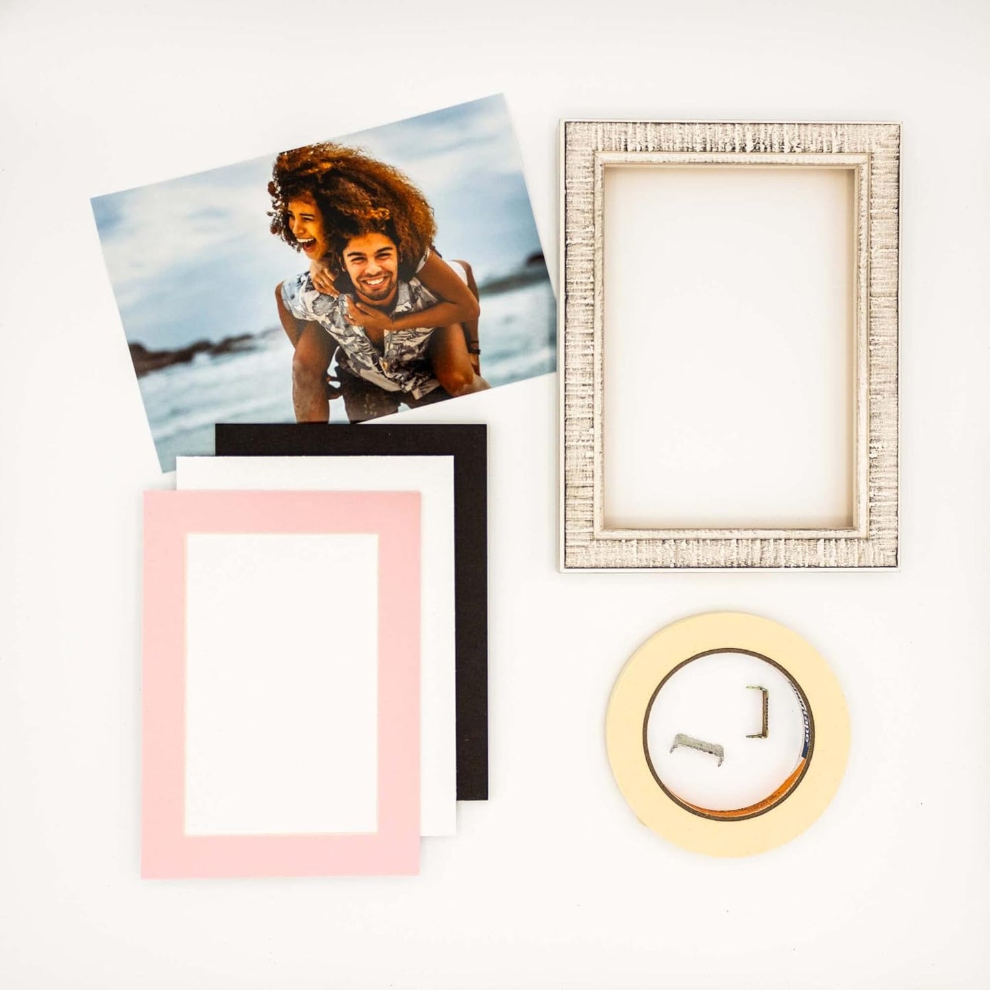 5x7 Mat for 8.5x11 Frame - Precut Mat Board Acid-Free Show Kit with Backing Board, and Clear Bags Soft Pink 5x7 Photo Matte Made to Fit a 8.5x11 Picture Frame Matboard for Framing, Pack of 1 Mat