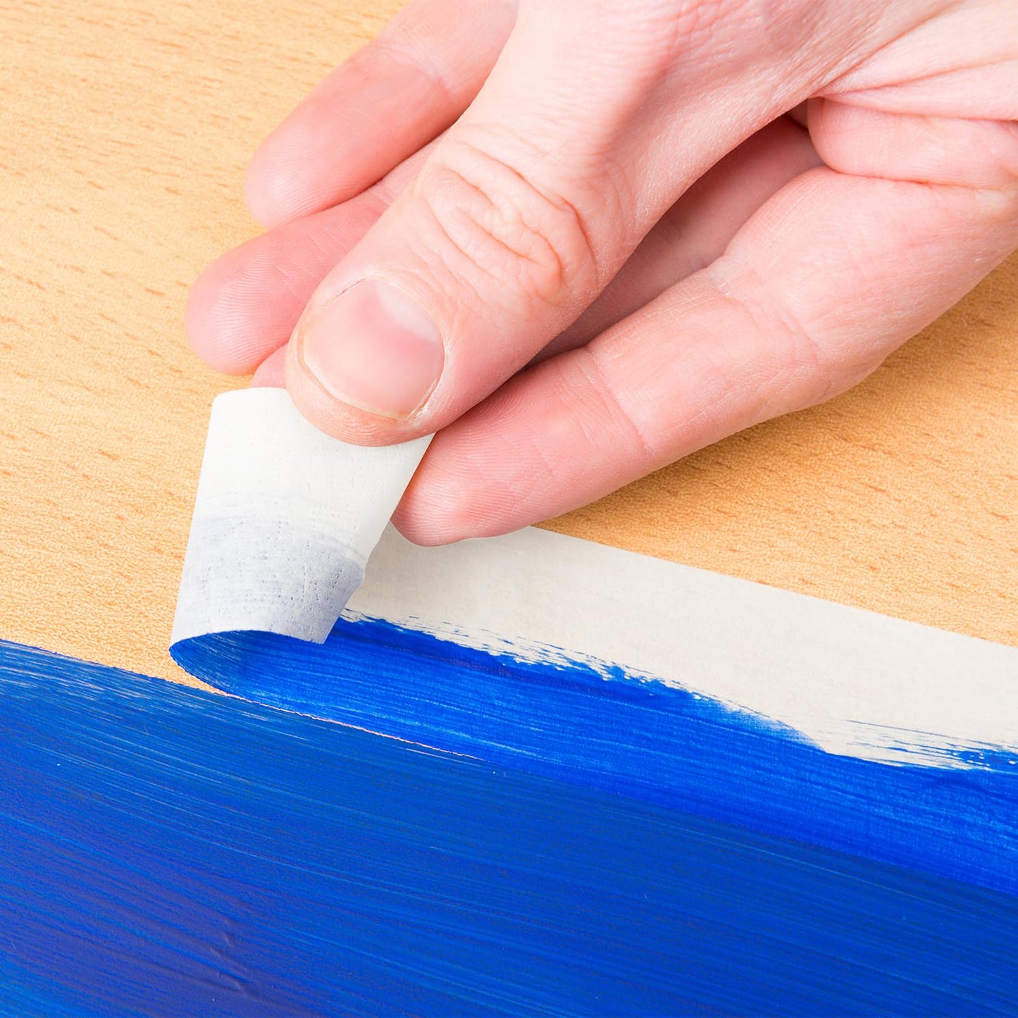 WANBAO Masking Tape Masking Tape Bulk 0.7 inch 55 Yards 3 Rolls for DIY Painting, Labeling, Packing, Craft, Art, etc, 165 Total Yards