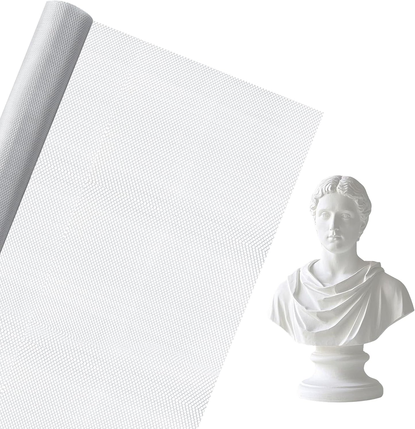 24 Inch by 10 Foot Sculpting Wire Mesh, Aluminum Wire Mesh for Arts and Craft,Sculpting Mesh Roll 24 Inch×10 Foot, Stainless Mesh Screen for Sculpting Clay DIY Projects Jewelry Making