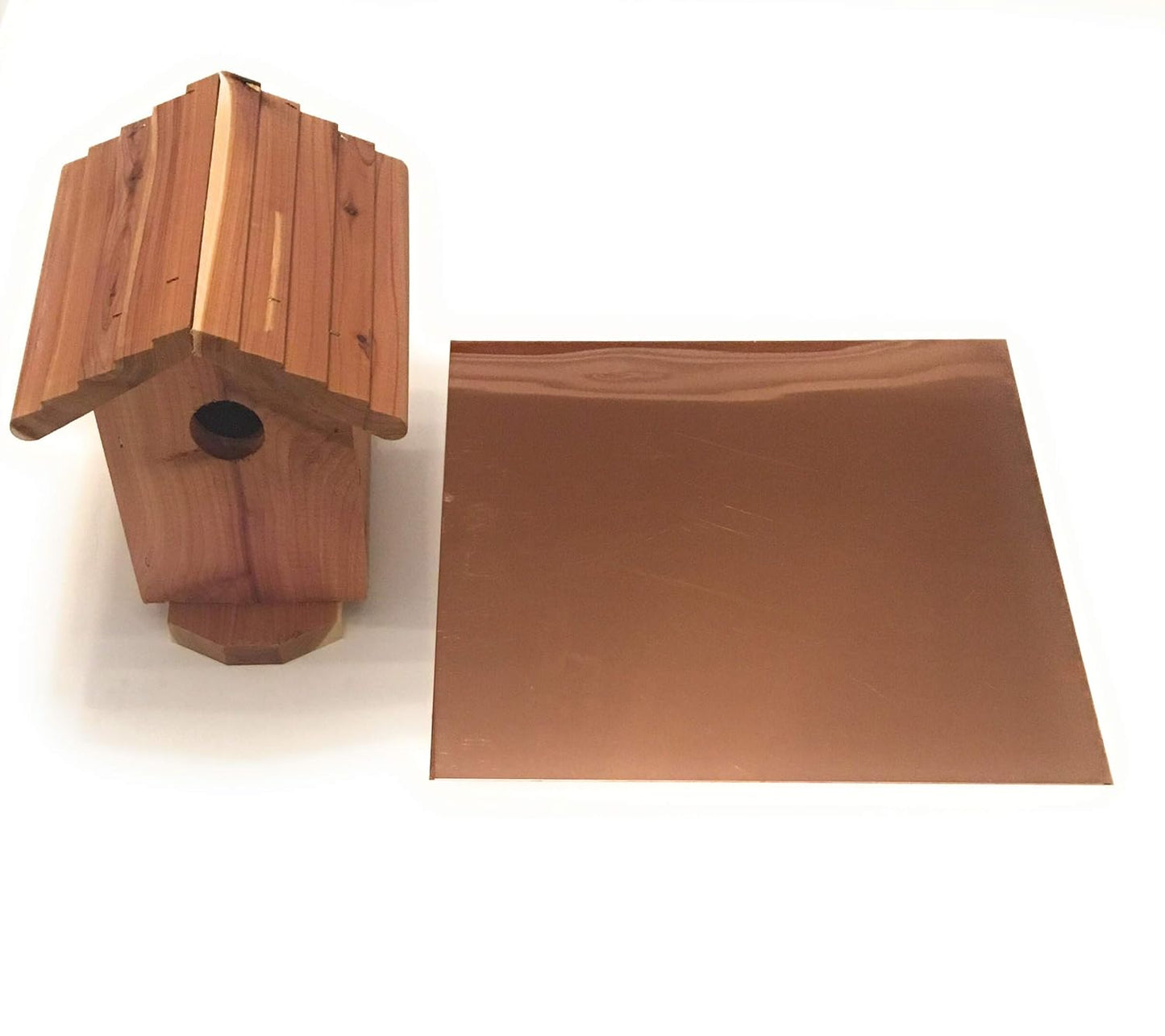 EAGLE 1: 12" x 12" 26 Gauge Sheet Metal Squares (3 Pack Per Order, Multiple Colors) Great for Arts, Crafts, DIY Home or Work Projects (12" X 12", Copper)