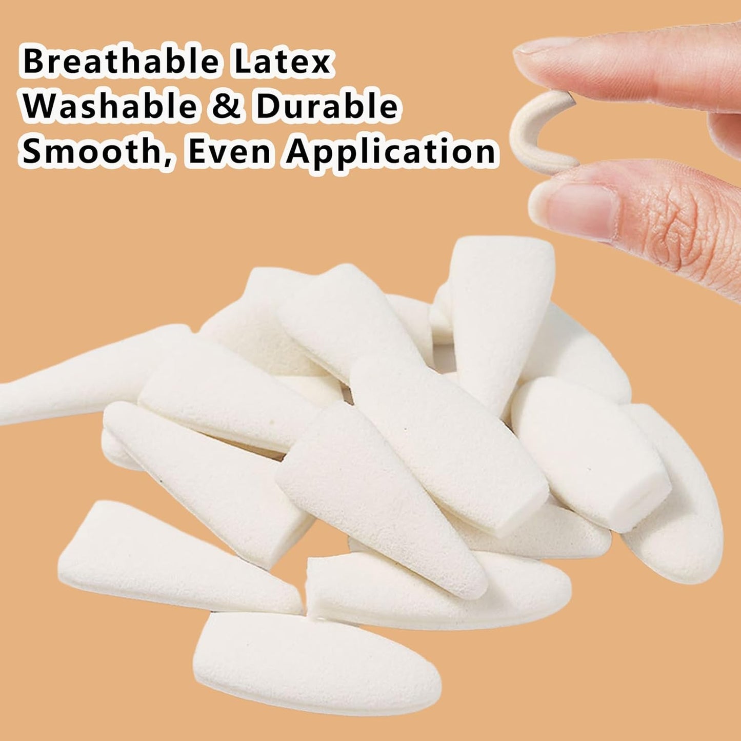 44 Pcs Blending Stumps & Sponge Wipers Set for Artists - 4 Handles + 40 Replaceable Sponge Tips - Charcoal, Graphite, Pastel Blenders for Sketching, Shading & Correcting Drawings (Black)