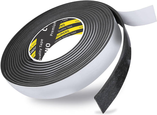 EVA Single-Sided Adhesive Foam Tape, Single-Sided Sealing Strip Foam Pad Sponge Tape Window Weatherproof, Self-Adhesive Insulation Sealing Tape 1.2inX9.84FT