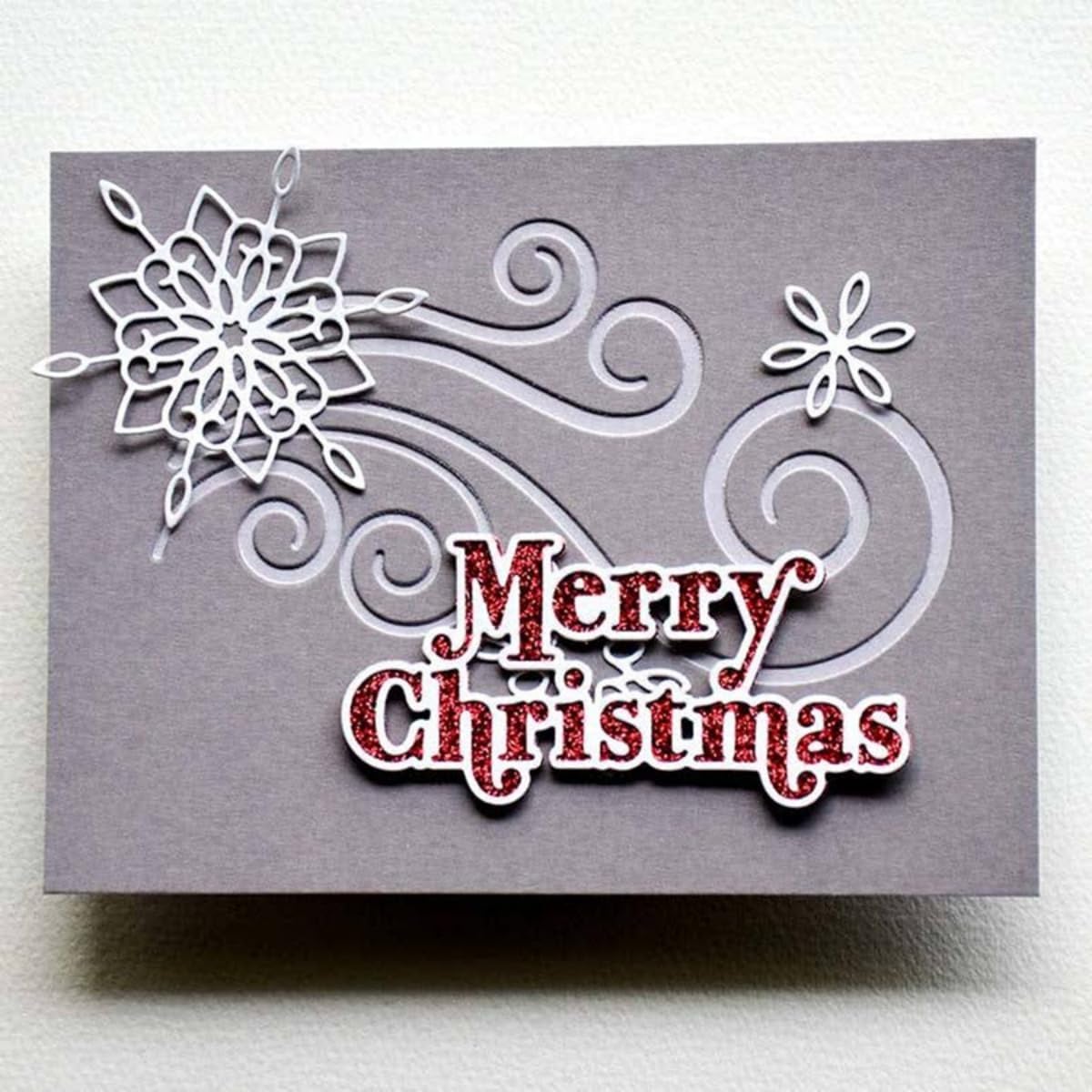 Metal Cutting Dies DIY Merry Christams Embossing Stencil Template Scrapbooking Card Making Mold Photo Album Arts Crafts Tools (Merry Christmas-8.9x8cm)