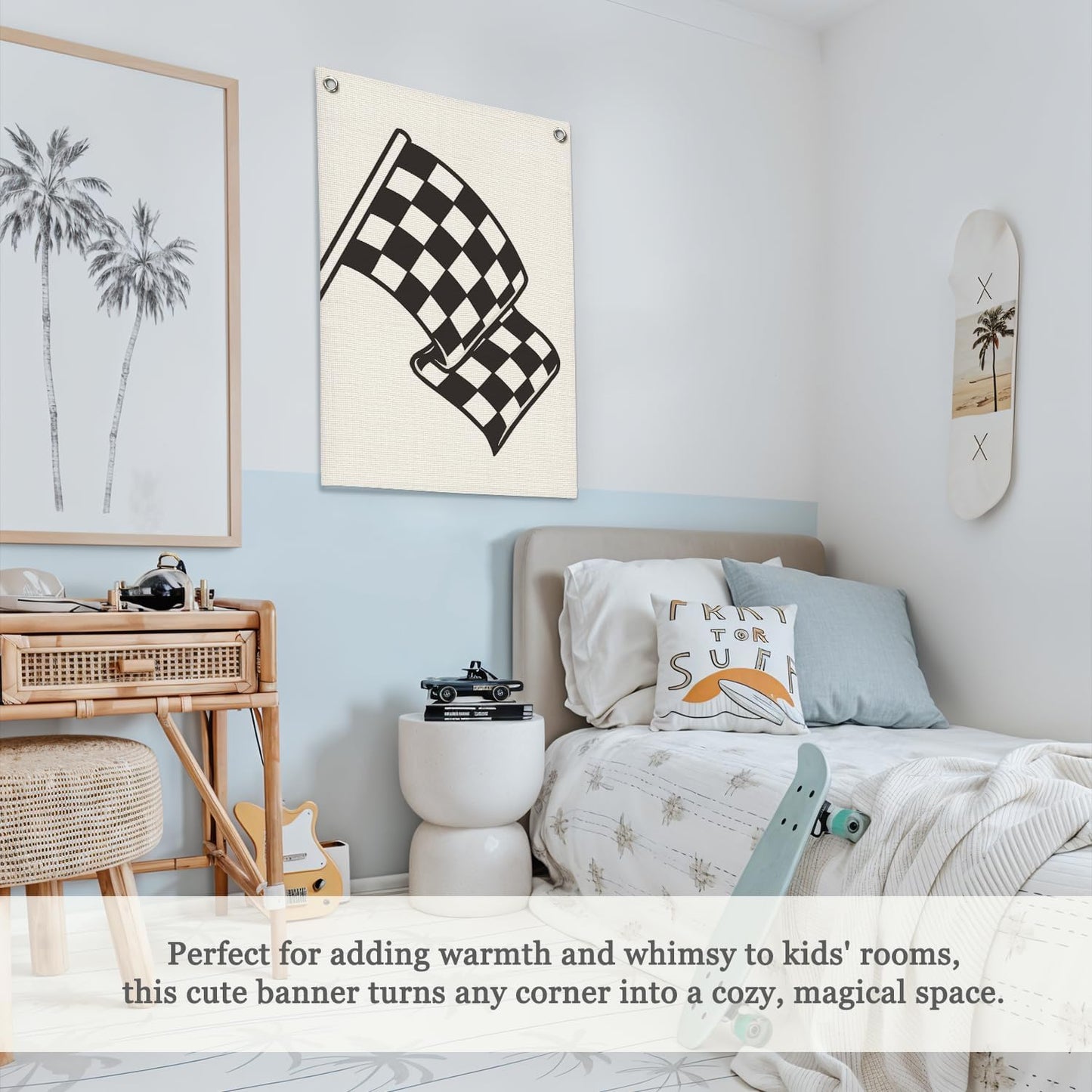 Toddler Boys Room Decor,Race Car Playroom Wall Decor for Kids Nursery Bedroom,Cars Bedroom Decor for Boys 18x25 Inch