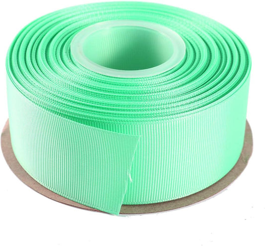 ITIsparkle 11/2" Inch Grosgrain Ribbon 25 Yards-Roll Set for Gift Wrapping Cake Decoration Party Favor Hair Braids Hair Bow Baby Shower Decoration Floral Arrangement Craft Supplies, Aqua Ribbon