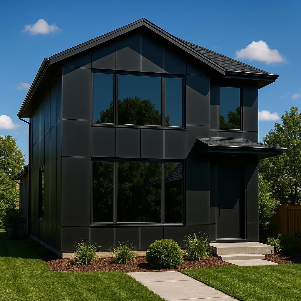 Rockrose Professional Blackout Window Tint for Home – Sun Blocking Privacy Film for Home Offices Room Darkening Heat Blocker with 99% UV Protection – Total Blackout 48in x 100FT