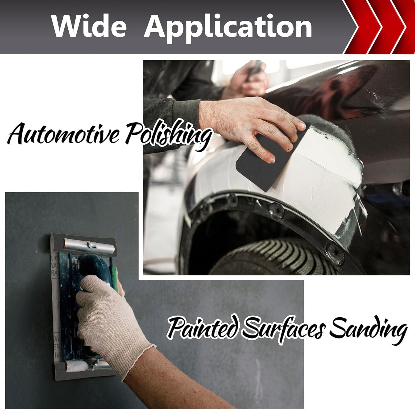 2000 Grit Sand Paper, 12Pcs Wet or Dry Sandpaper Assortment Sandpaper for Wood Metal Furniture Hand Sander Sand Paper Set Sandpaper Sheets Cut for Use 9" x 11"/12 Sheets