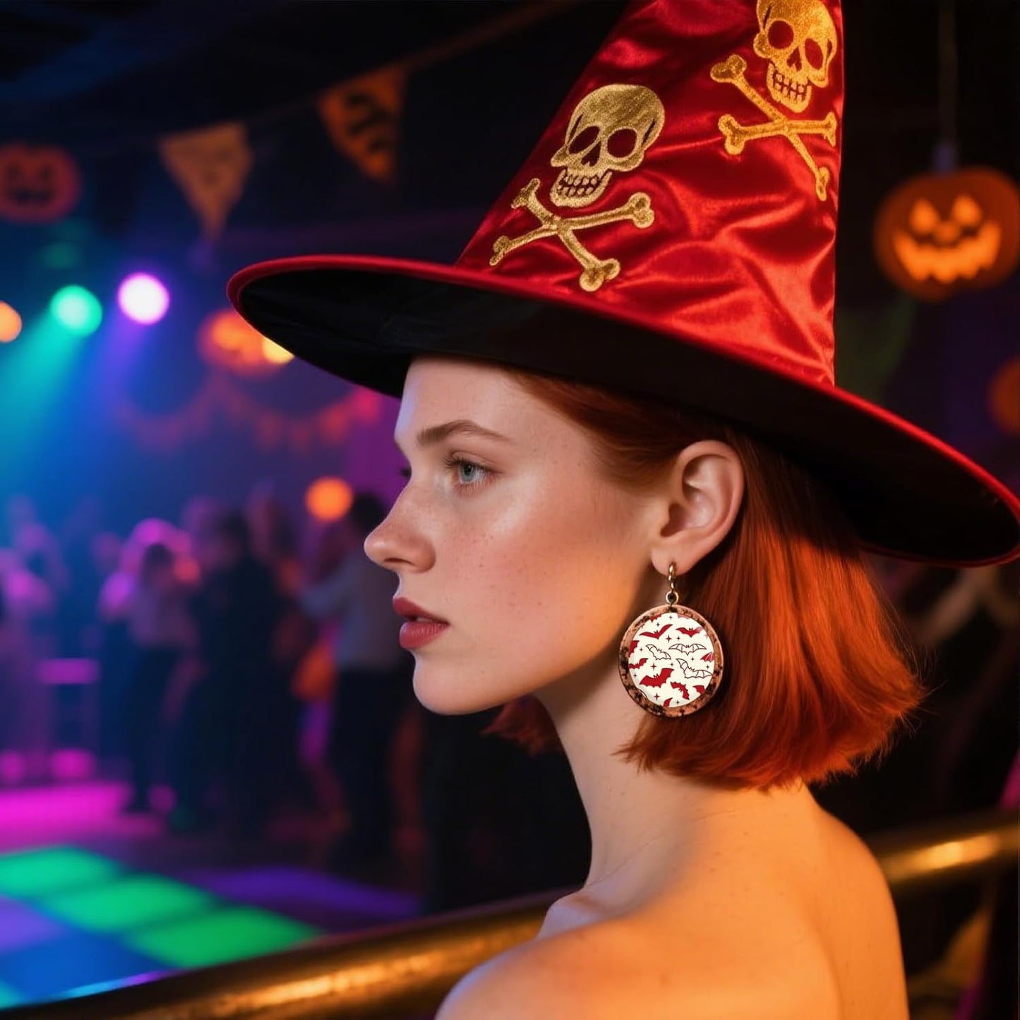 CHGCRAFT 4 Pcs Halloween Elements Polymer Clay Texture Sheets Ghosts Silicone Texture Stamp Skeletons Clay Texture Mat Modeling Pattern Pad Sheets for Jewelry and Earrings Tools, 5.5x5.5 inch