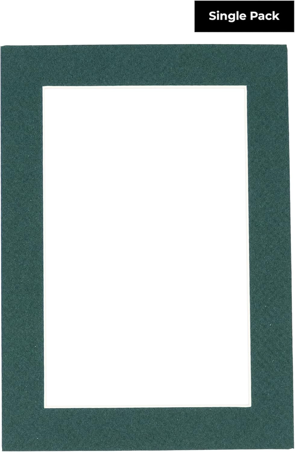 Poster Palooza 8x10 Mat Bevel Cut for 5.5x8.5 Photos - Acid Free Forest Green Precut Matboard - For Pictures, Photos, Framing - 4-ply Thickness